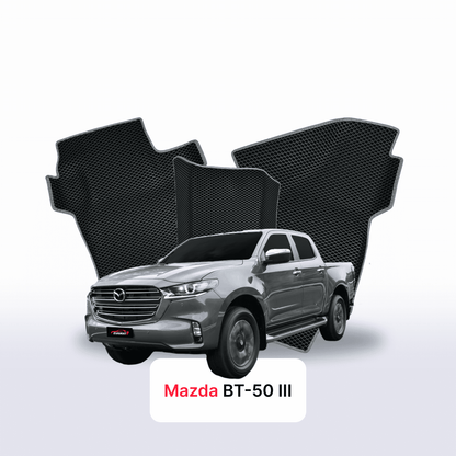 Alfombrillas 3D EVA para Mazda BT-50 3 gen 2020-2028 años PICK-UP CABINA DOBLE