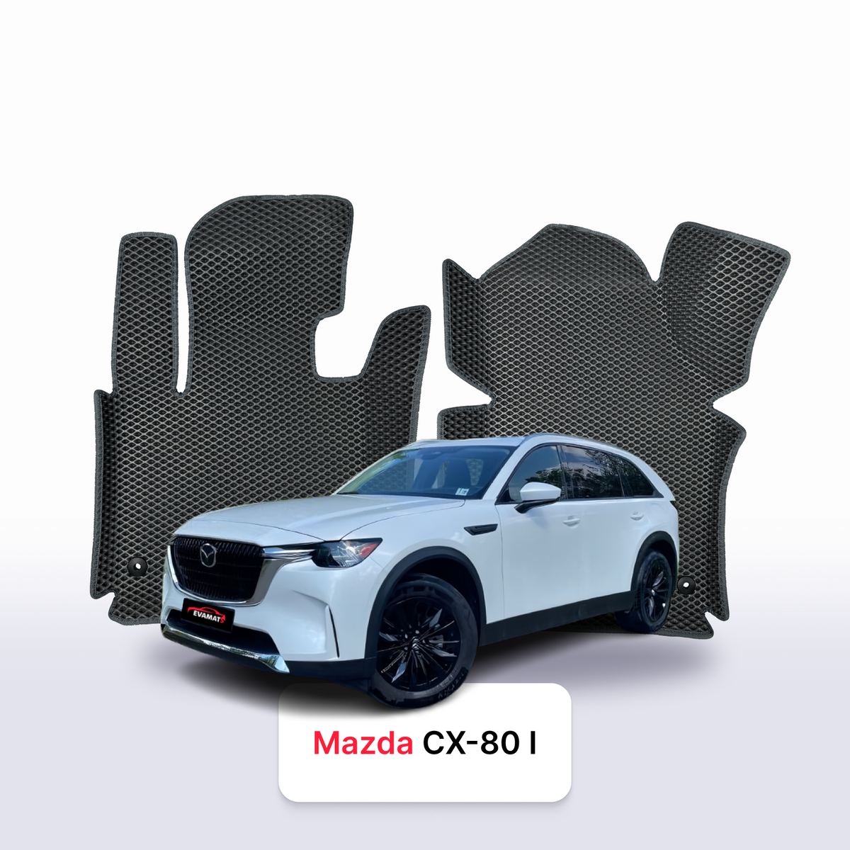 Alfombrillas 3D EVA para Mazda CX-80 1 gen 2024-2028 años SUV