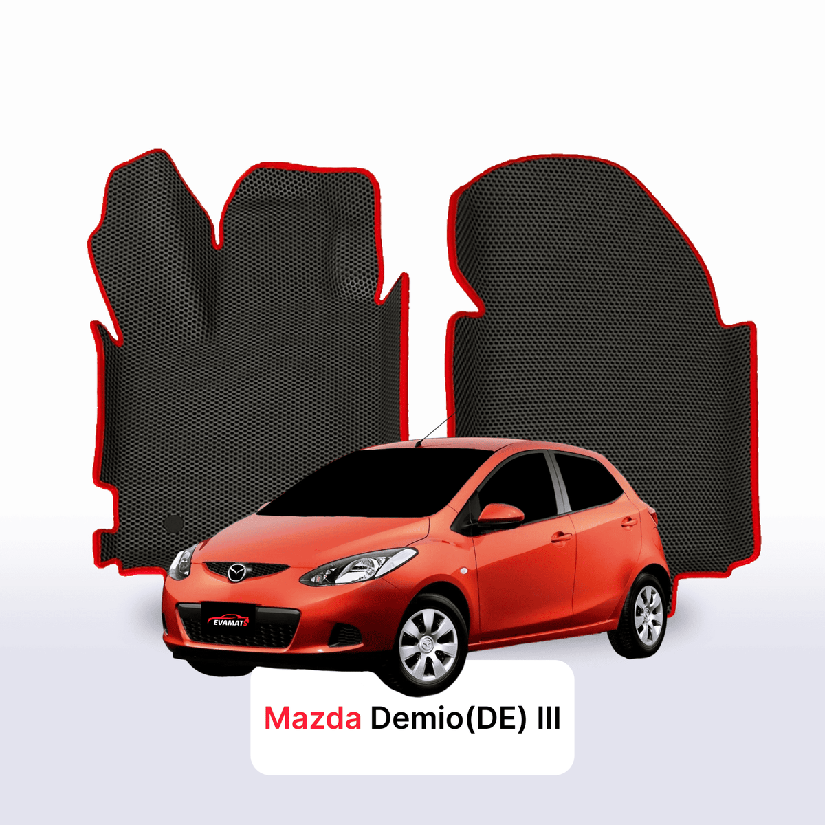 Alfombrillas 3D EVA para Mazda Demio(DE) 3 gen 2007-2014 años HATCHBACK 5 PUERTAS