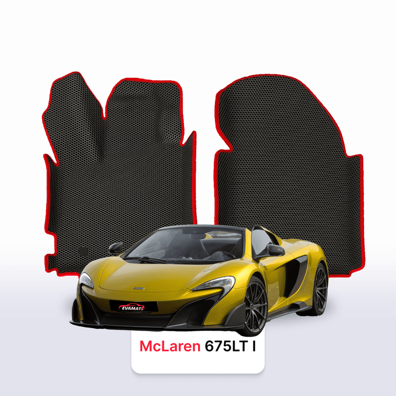 Alfombrillas 3D EVA para McLaren 675LT 1 gen 2015-2017 años DESCAPOTABLE