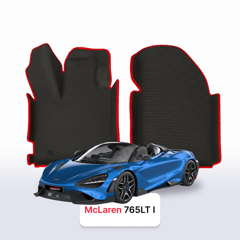 Alfombrillas 3D EVA para McLaren 765LT 1 gen 2020-2025 años DESCAPOTABLE