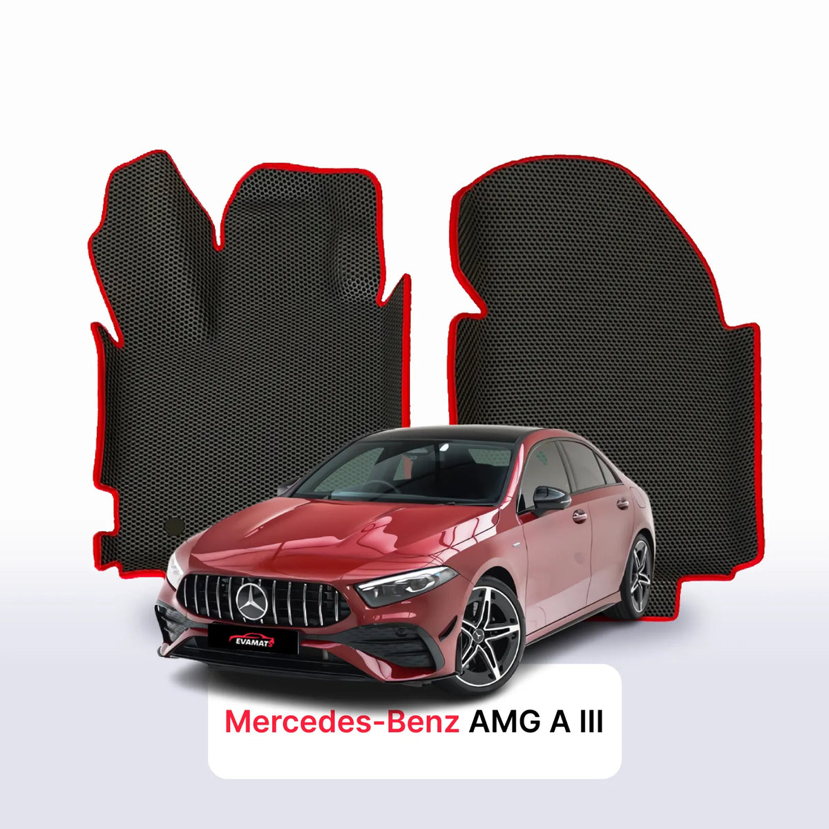 Alfombrillas 3D EVA para Mercedes-Benz AMG A35 (V177) 3 gen 2018-2024 años SEDÁN