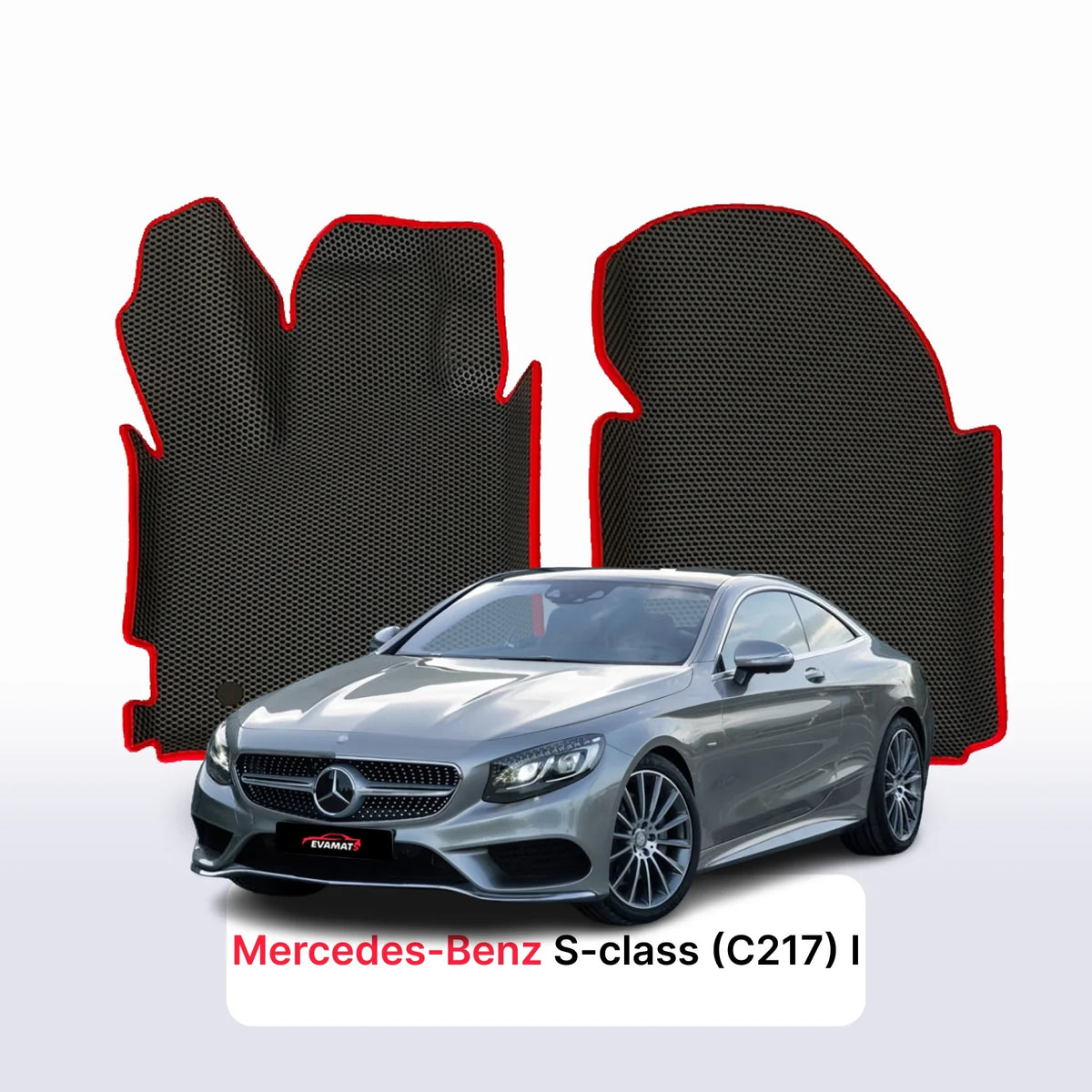 Alfombrillas 3D EVA para Mercedes-Benz Clase S (C217) 1 gen 2014-2021 años COUPÉ