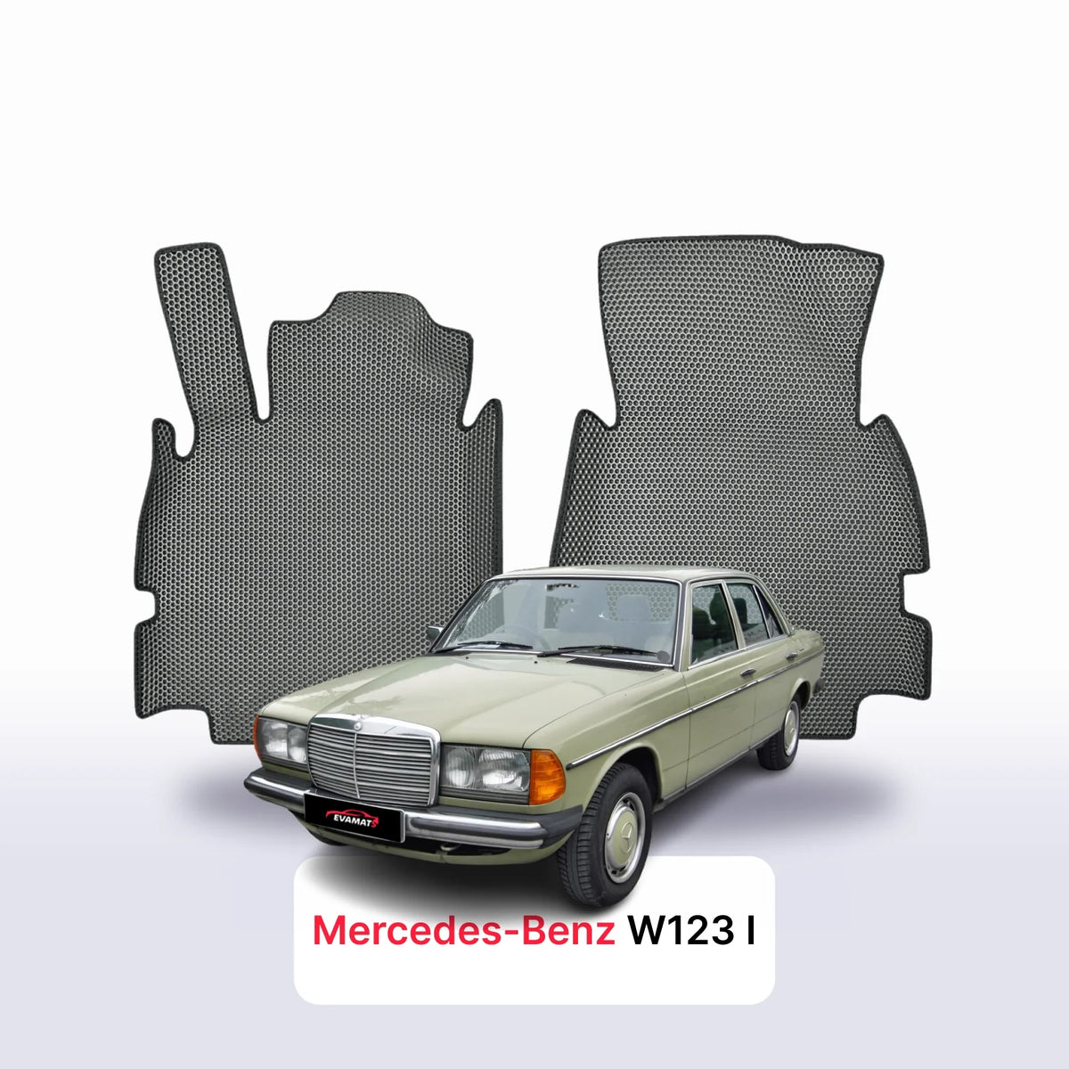 Alfombrillas 3D EVA para Mercedes-Benz W123 1 gen 1975-1986 años SEDÁN