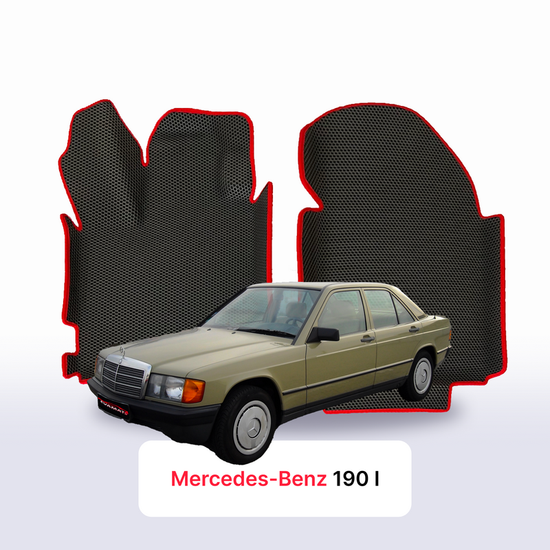 Alfombrillas 3D EVA para Mercedes-Benz 190 (W201) 1982-1993 años SEDÁN