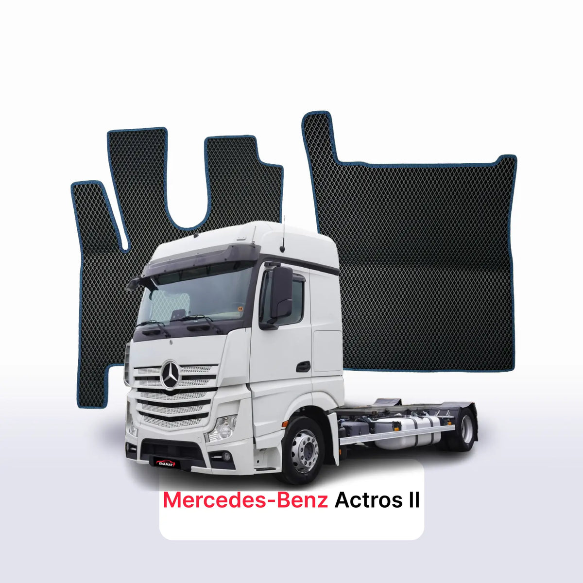 Alfombrillas 3D EVA para Mercedes-Benz Actros 2 gen 2008-2020 años CAMIÓN