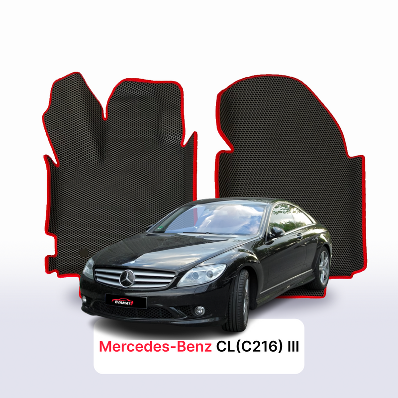 Alfombrillas 3D EVA para Mercedes-Benz CL(C216) 3 gen 2006-2014 años COUPÉ