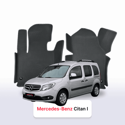 Alfombrillas 3D EVA para Mercedes-Benz Citan 1 gen (W415) 2012-2021 años COMBI