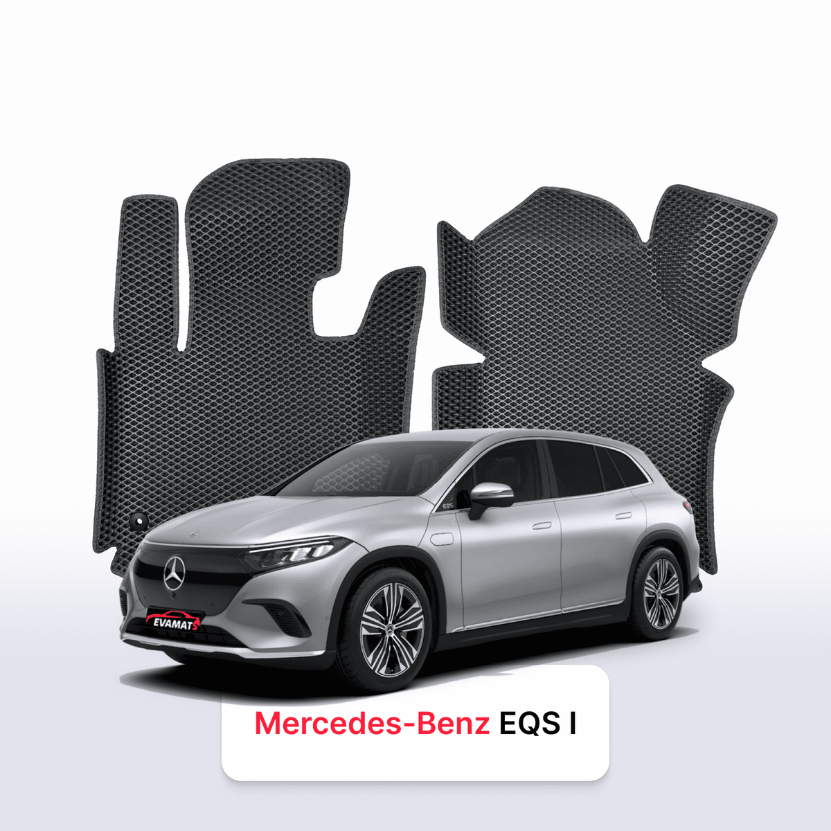 Alfombrillas 3D EVA para Mercedes-Benz EQS 1 gen (X296) 2022-2026 años SUV
