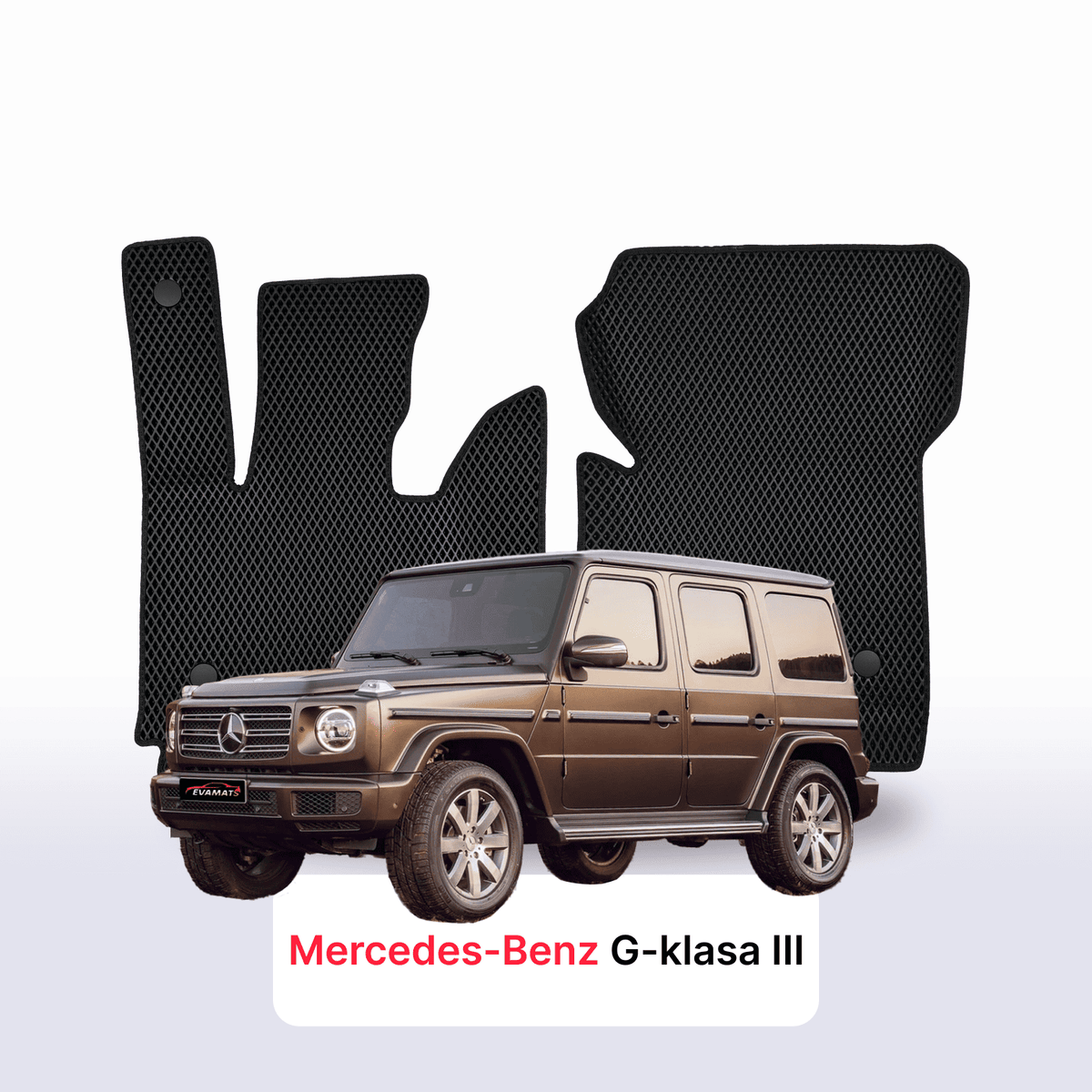 Alfombrillas 3D EVA para Mercedes-Benz Clase G 3 gen (W464) 2018-2028 años SUV 5 PUERTAS