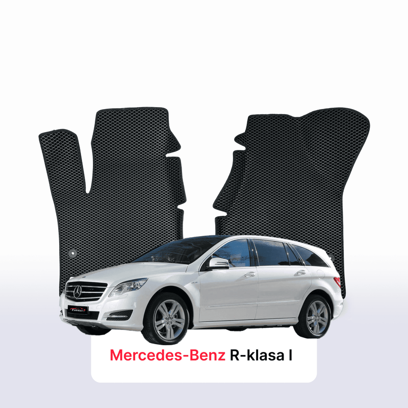 Alfombrillas 3D EVA para Mercedes-Benz Clase R (W251) 2005-2013 años MONOVOLUMEN LARGO 7 PLAZAS