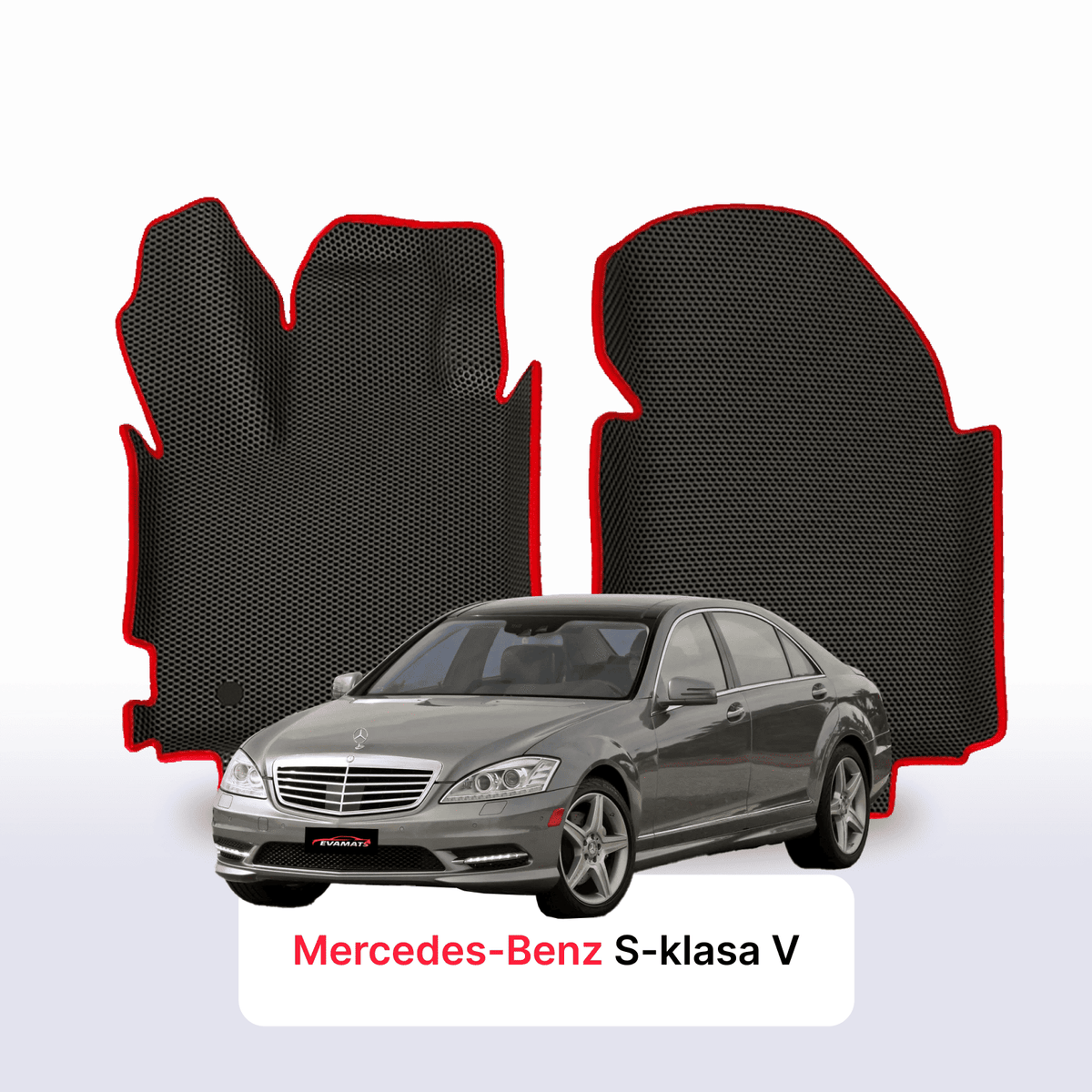 Alfombrillas 3D EVA para Mercedes-Benz Clase S 5 gen (W221) 2005-2013 años SEDÁN LARGO
