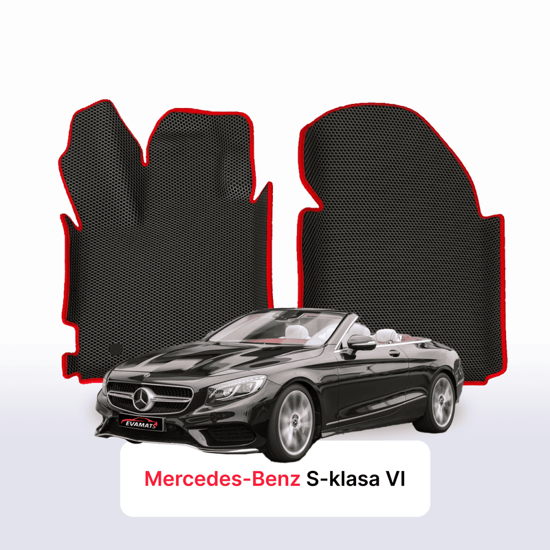 Alfombrillas 3D EVA para Mercedes-Benz Clase S 6 gen (W222) 2014-2020 años DESCAPOTABLE