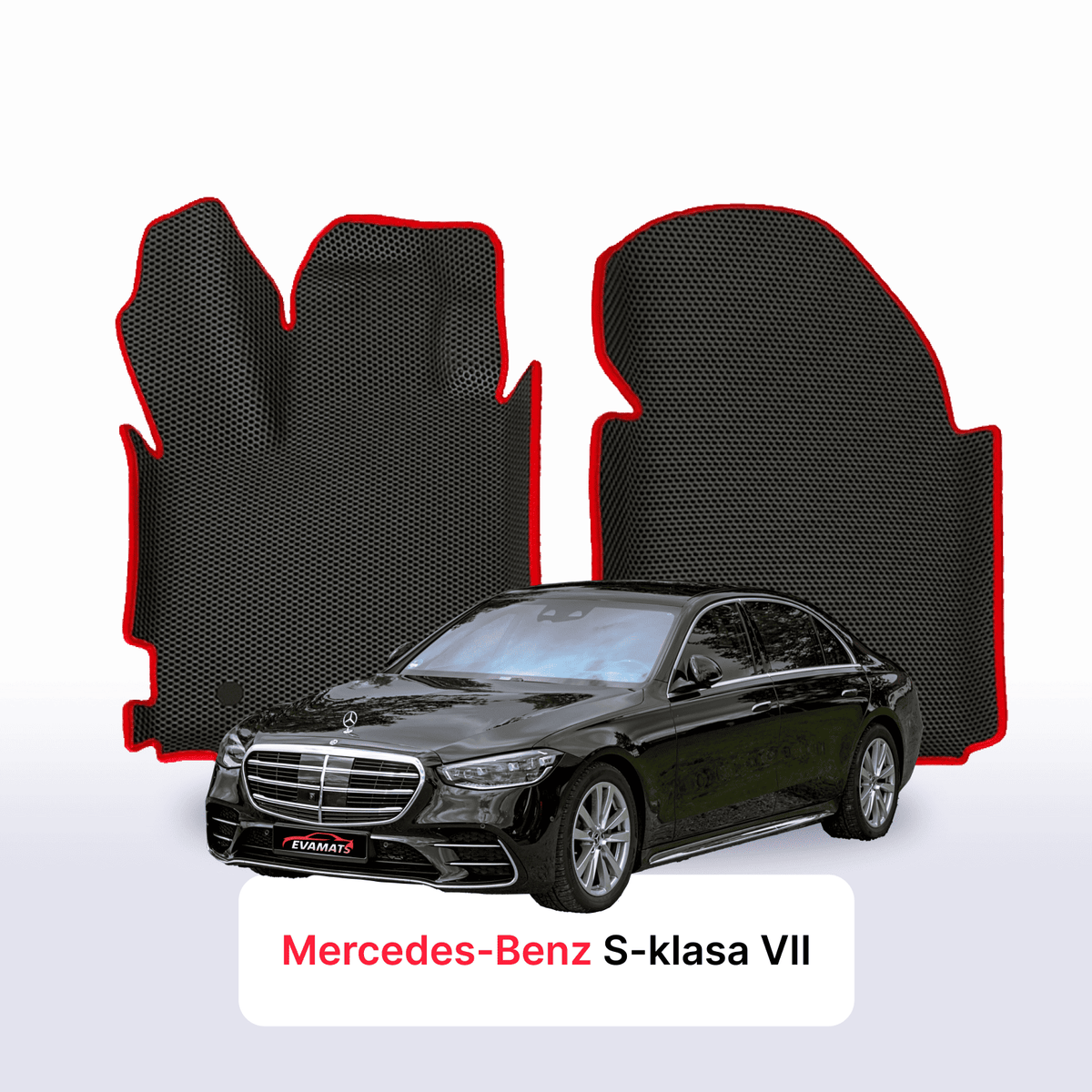 Alfombrillas 3D EVA para Mercedes-Benz Clase S 7 gen (W223) 2020-2027 años SEDÁN