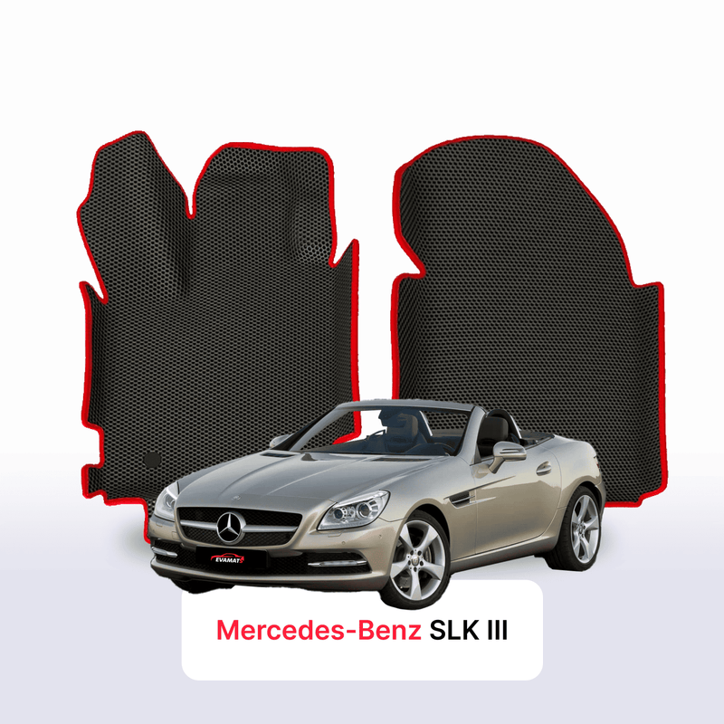 Alfombrillas 3D EVA para Mercedes-Benz SLK/SLC 3 gen (R172) 2011-2020 años COUPÉ-CABRIO