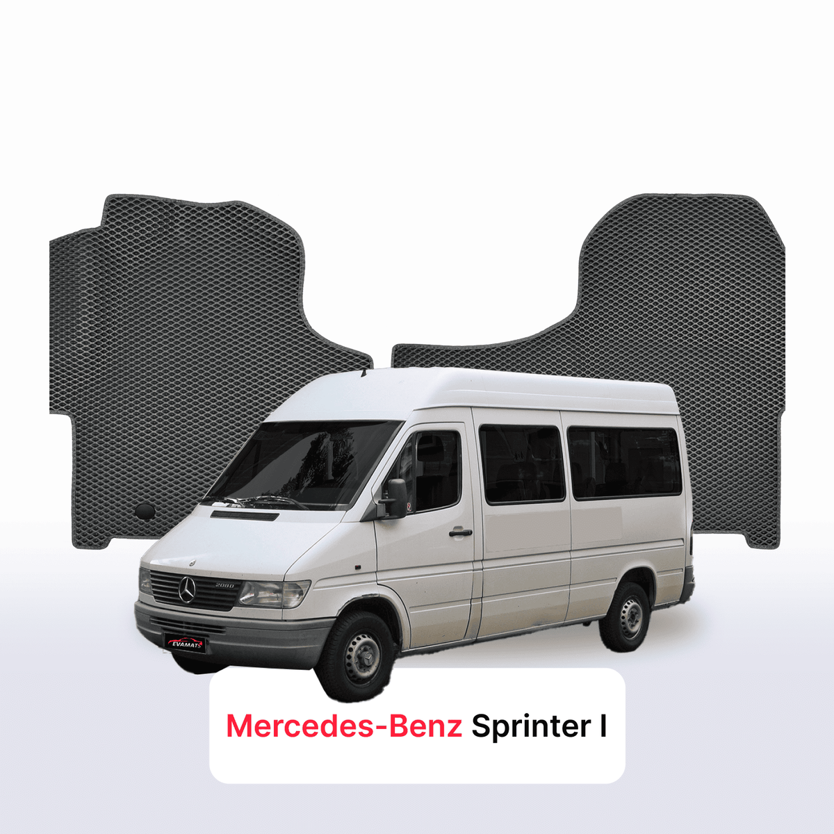 Alfombrillas 3D EVA para Mercedes-Benz Sprinter 1 gen (W903) 1995-2006 años MINIBÚS