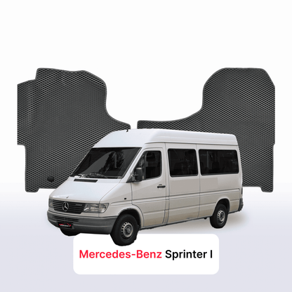 Alfombrillas 3D EVA para Mercedes-Benz Sprinter 1 gen (W903) 1995-2006 años MINIBÚS