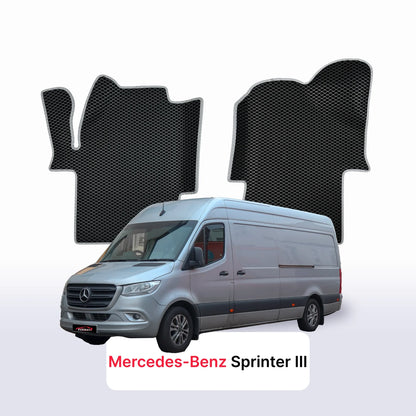 Alfombrillas 3D EVA para Mercedes-Benz Sprinter 3 gen (W907/W910) 2018-2027 años FURGONETA
