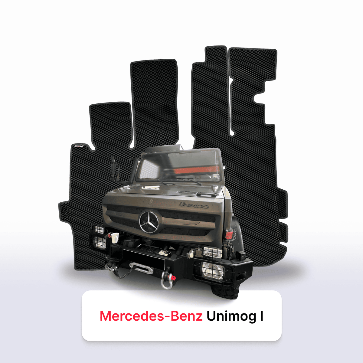 Alfombrillas 3D EVA para Mercedes-Benz Unimog U4000 1 gen 2003-2013 años CAMIÓN
