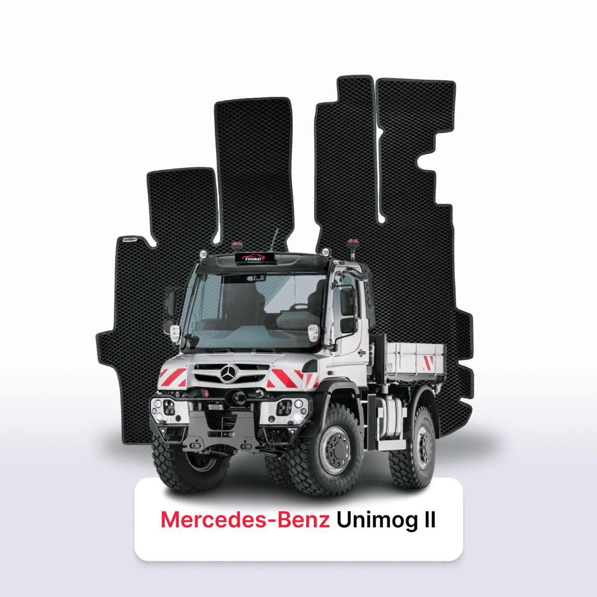 Alfombrillas 3D EVA para Mercedes-Benz Unimog U423 2 gen 2013-2026 años CAMIÓN