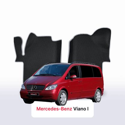 Alfombrillas 3D EVA para Mercedes-Benz Viano 2 gen (W639) 2003-2014 años MONOVOLUMEN 7 PLAZAS