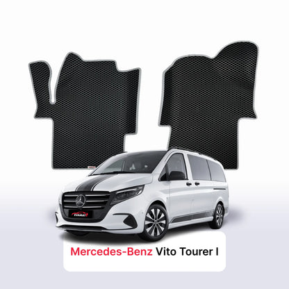 Alfombrillas 3D EVA para Mercedes-Benz Vito Tourer 1 gen 2014-2025 años MINIBÚS