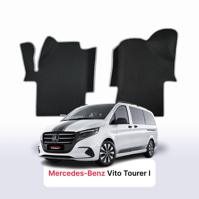 Alfombrillas 3D EVA para Mercedes-Benz Vito Tourer 1 gen 2014-2025 años MINIBÚS