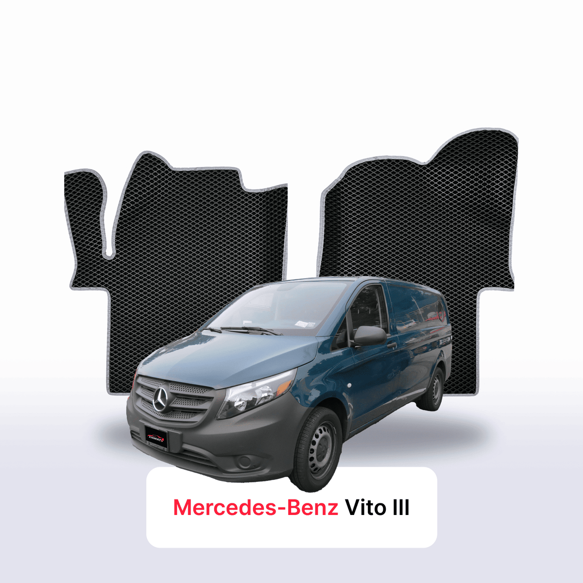 Alfombrillas 3D EVA para Mercedes-Benz Vito 3 gen (W447) 2014-2027 años FURGONETA