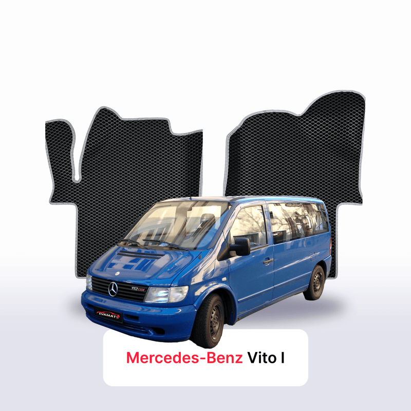 Alfombrillas 3D EVA para Mercedes-Benz Vito 1 gen (W638) 1996-2003 años MINIBÚS