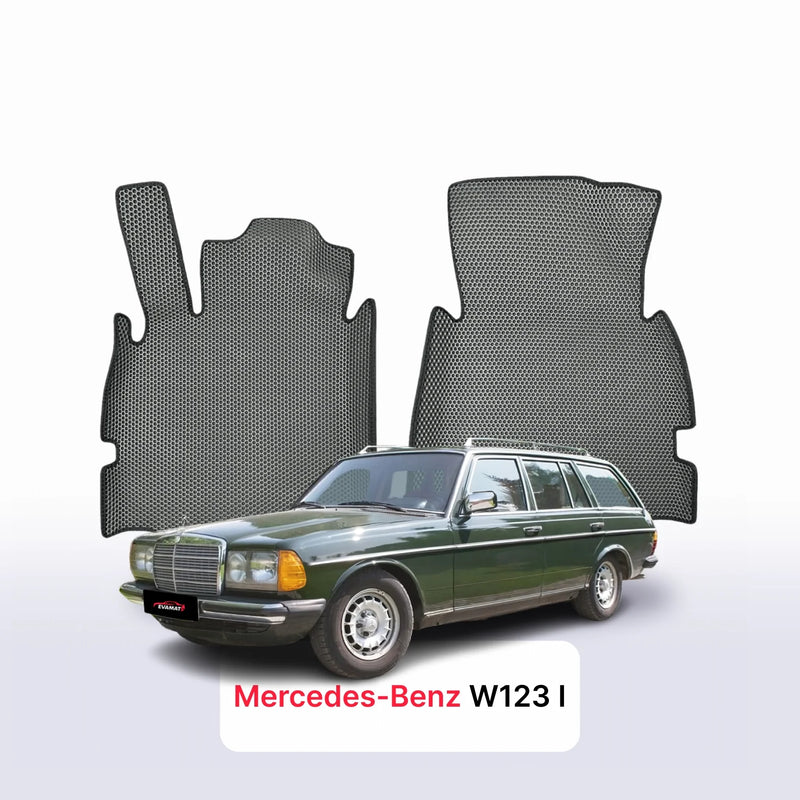 Alfombrillas 3D EVA para Mercedes-Benz W123 1 gen 1975-1986 años FAMILIAR