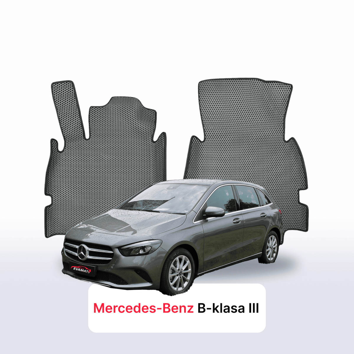 Alfombrillas 3D EVA para Mercedes-Benz Clase B 3 gen (W247) 2018-2027 años MONOVOLUMEN