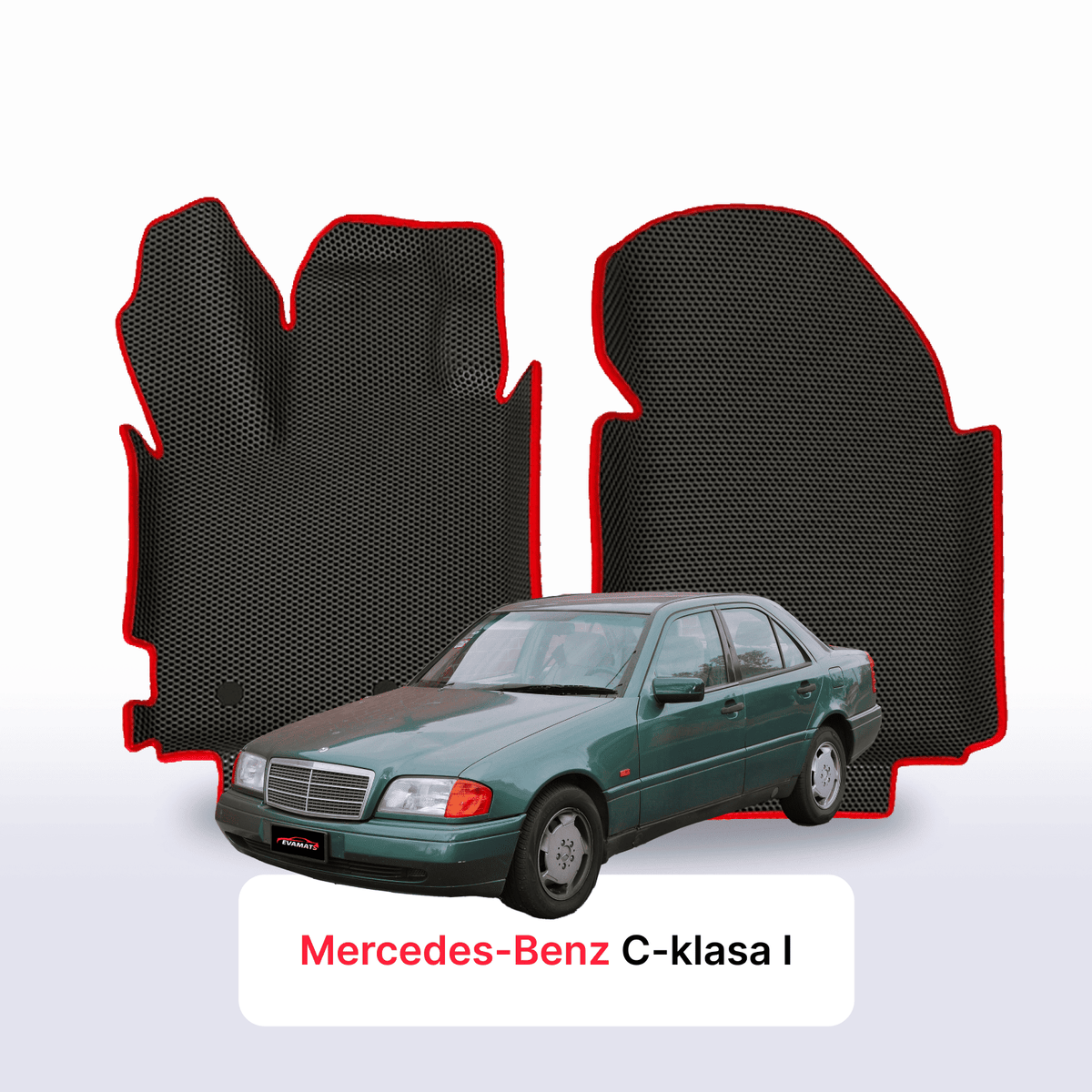 Alfombrillas 3D EVA para Mercedes-Benz Clase C 1 gen (W202) 1993-2001 años SEDÁN