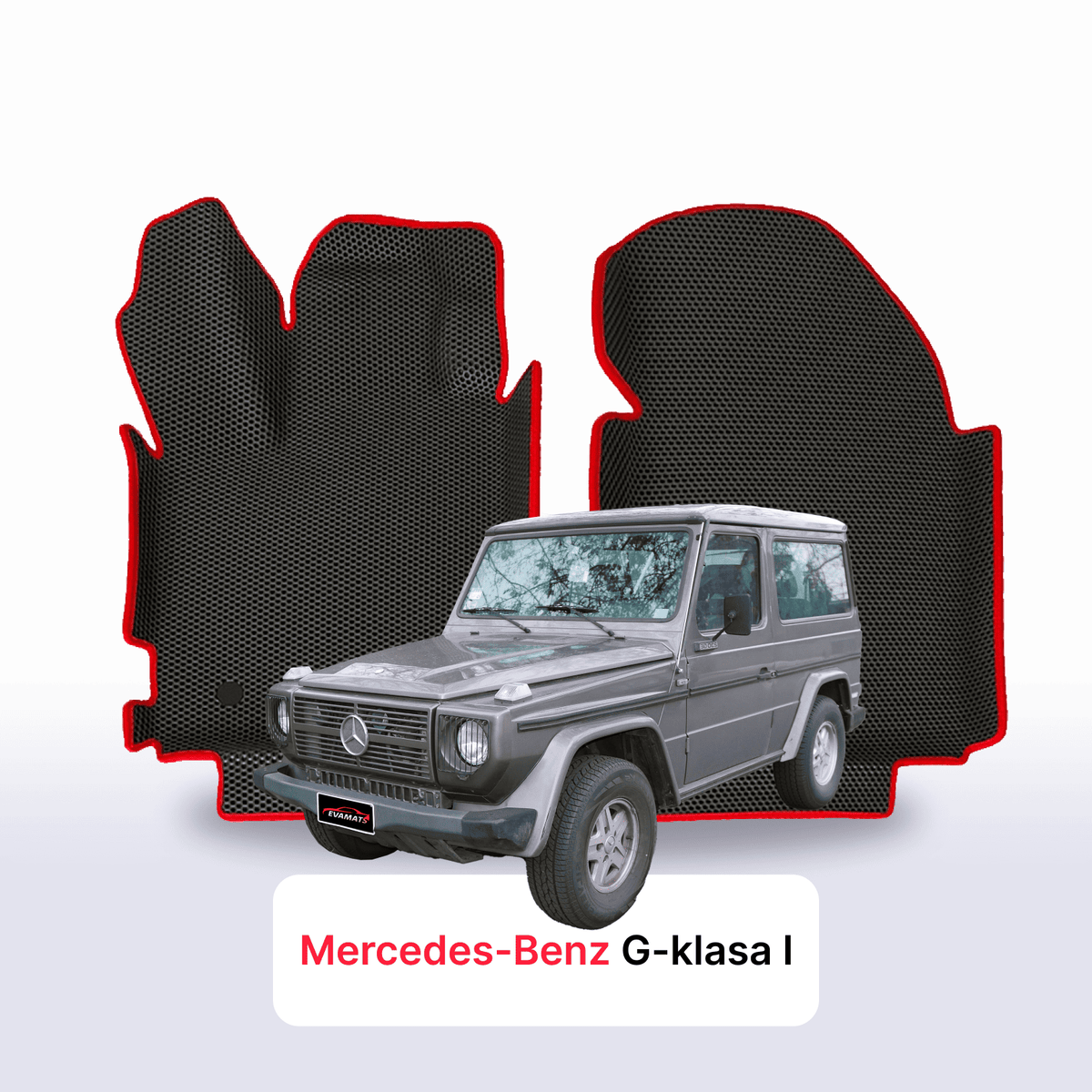 Alfombrillas 3D EVA para Mercedes-Benz Clase G 1 gen (W460) 1979–1990 años SUV 3 PUERTAS