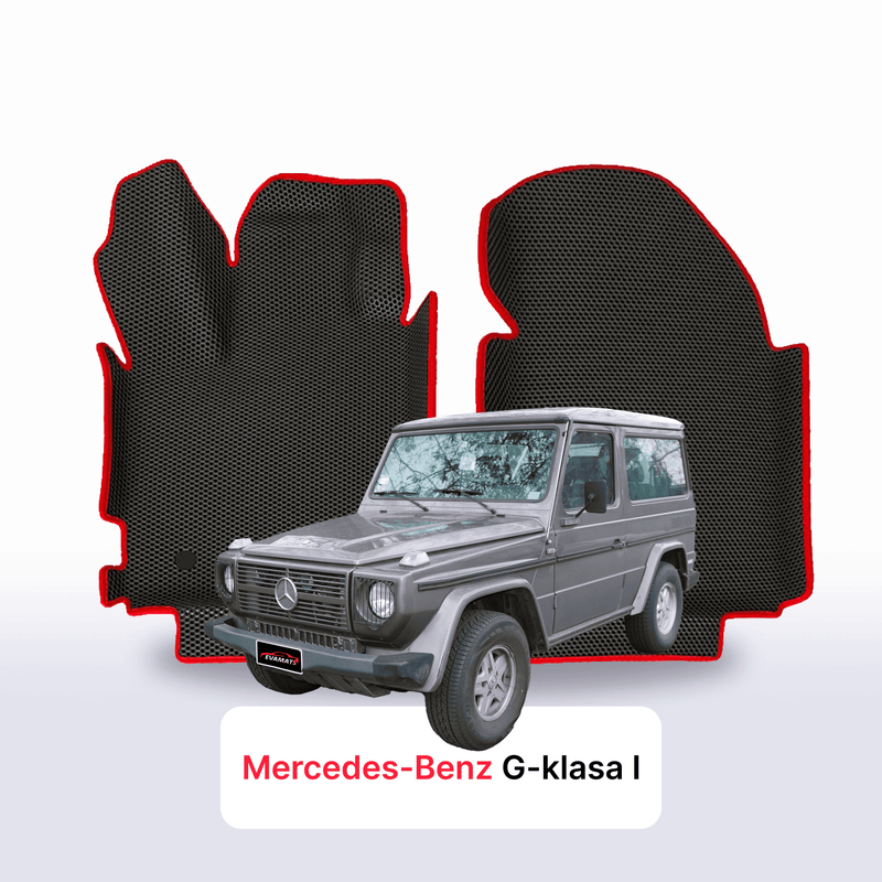 Alfombrillas 3D EVA para Mercedes-Benz Clase G 1 gen (W460) 1979–1990 años SUV 3 PUERTAS