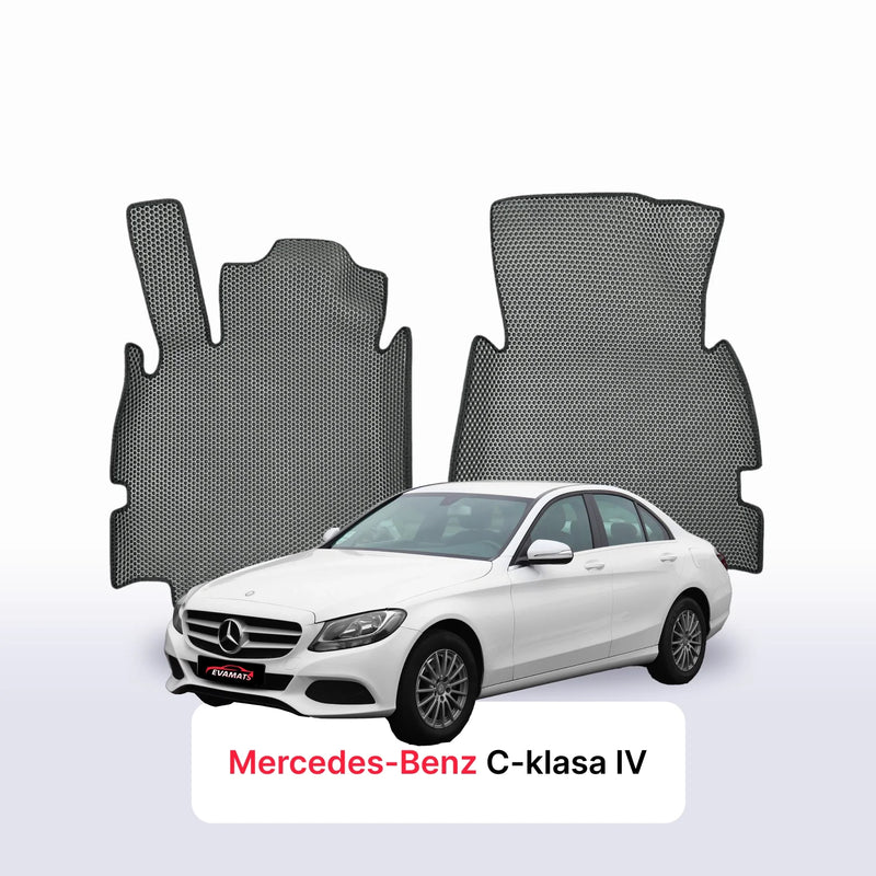 Alfombrillas 3D EVA para Mercedes-Benz Clase C 4 gen (W205) 2014-2021 años SEDÁN