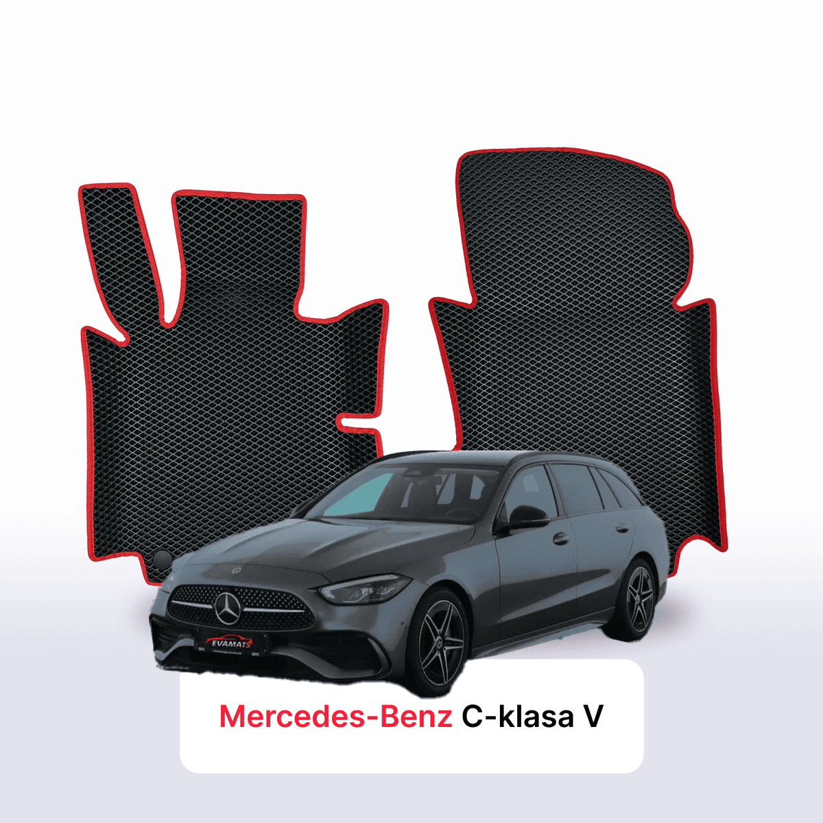 Alfombrillas 3D EVA para Mercedes-Benz Clase C 5 gen (S206) 2021-2026 años FAMILIAR