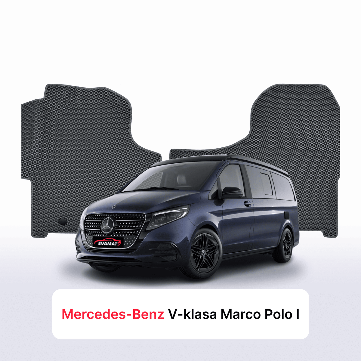 Alfombrillas 3D EVA para Mercedes-Benz Clase V Marco Polo 1 gen 2014-2028 años MINIBÚS