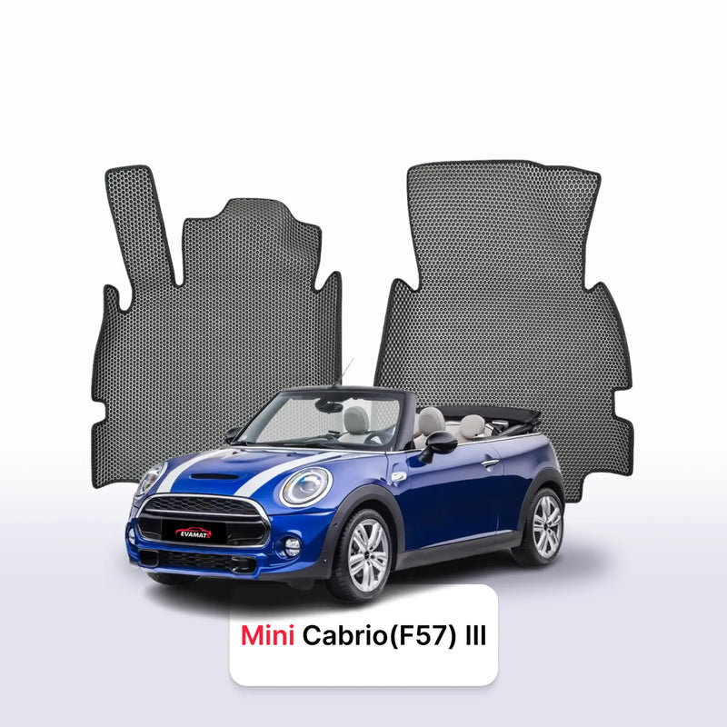 Alfombrillas 3D EVA para Mini Cabrio(F57) 3 gen 2010-2024 años DESCAPOTABLE