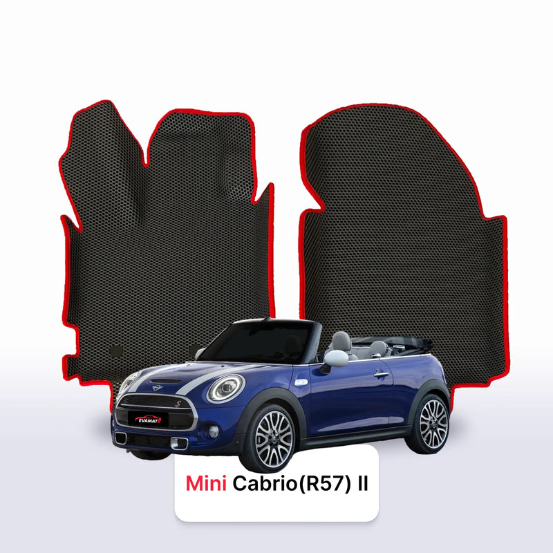 Alfombrillas 3D EVA para Mini Cabrio(R57) 2 gen 2009-2015 años COOPER S DESCAPOTABLE