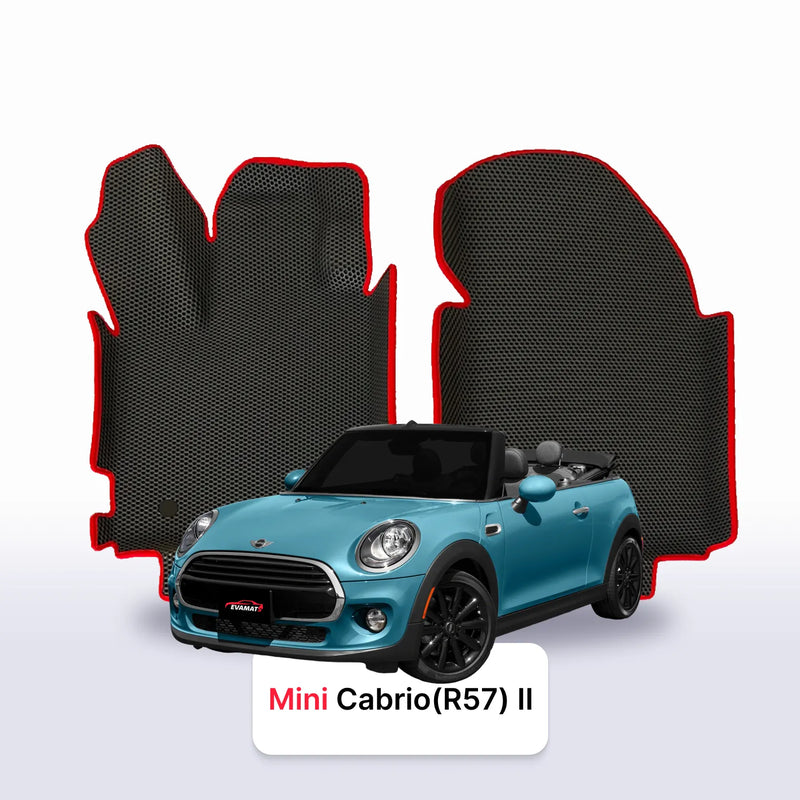 Alfombrillas 3D EVA para Mini Cabrio(R57) 2 gen 2009-2015 años DESCAPOTABLE