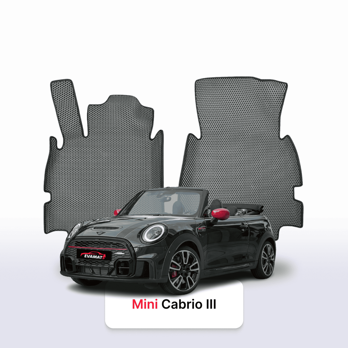 Alfombrillas 3D EVA para Mini Cabrio(F57) 2 gen 2008-2023 años JCW DESCAPOTABLE