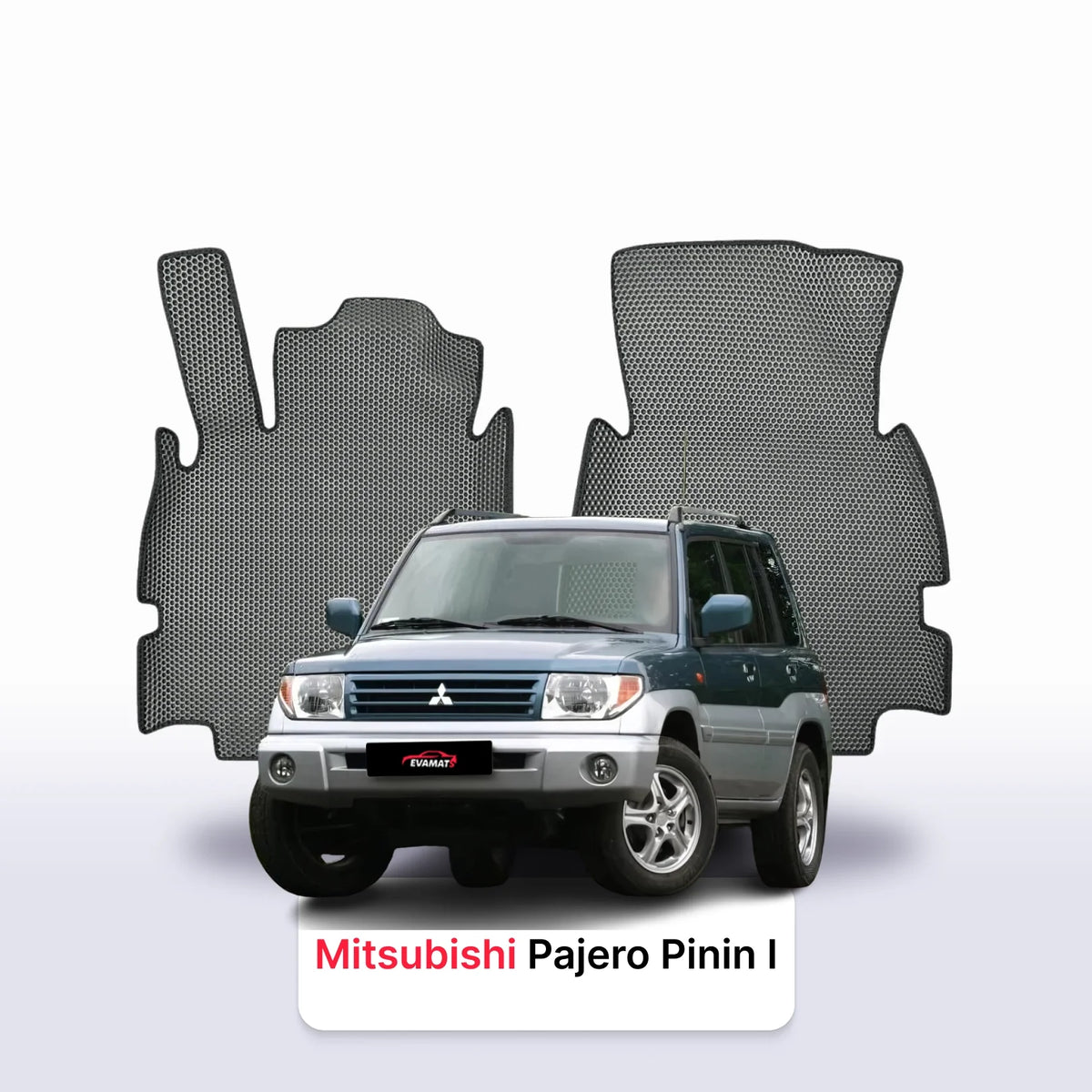 Alfombrillas 3D EVA para Mitsubishi Pajero Pinin 1 gen 1998-2007 años SUV