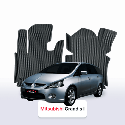 Alfombrillas 3D EVA para Mitsubishi Grandis 1 gen 2003-2011 años MONOVOLUMEN