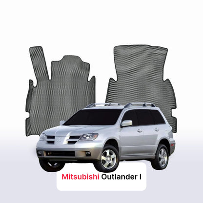 Alfombrillas 3D EVA para Mitsubishi Outlander 1 gen 2002-2006 años SUV