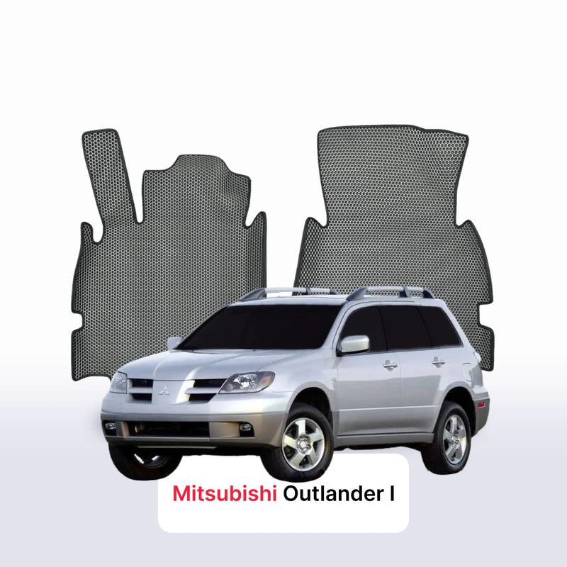 Alfombrillas 3D EVA para Mitsubishi Outlander 1 gen 2002-2006 años SUV