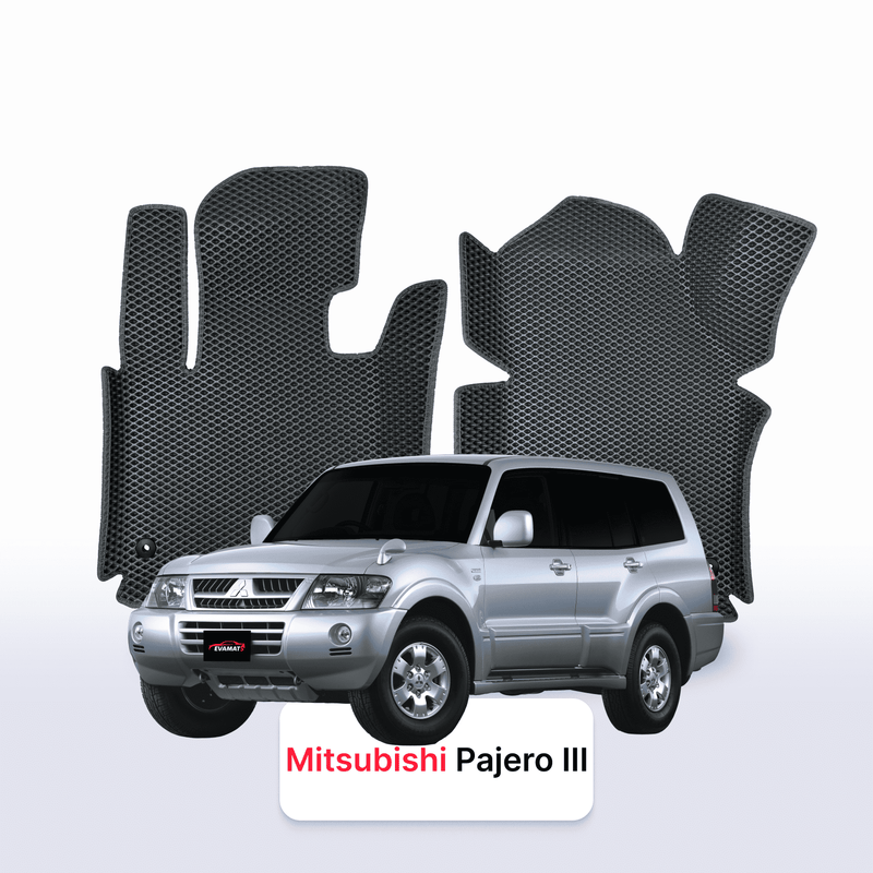 Alfombrillas 3D EVA para Mitsubishi Pajero 3 gen 1999-2006 años SUV