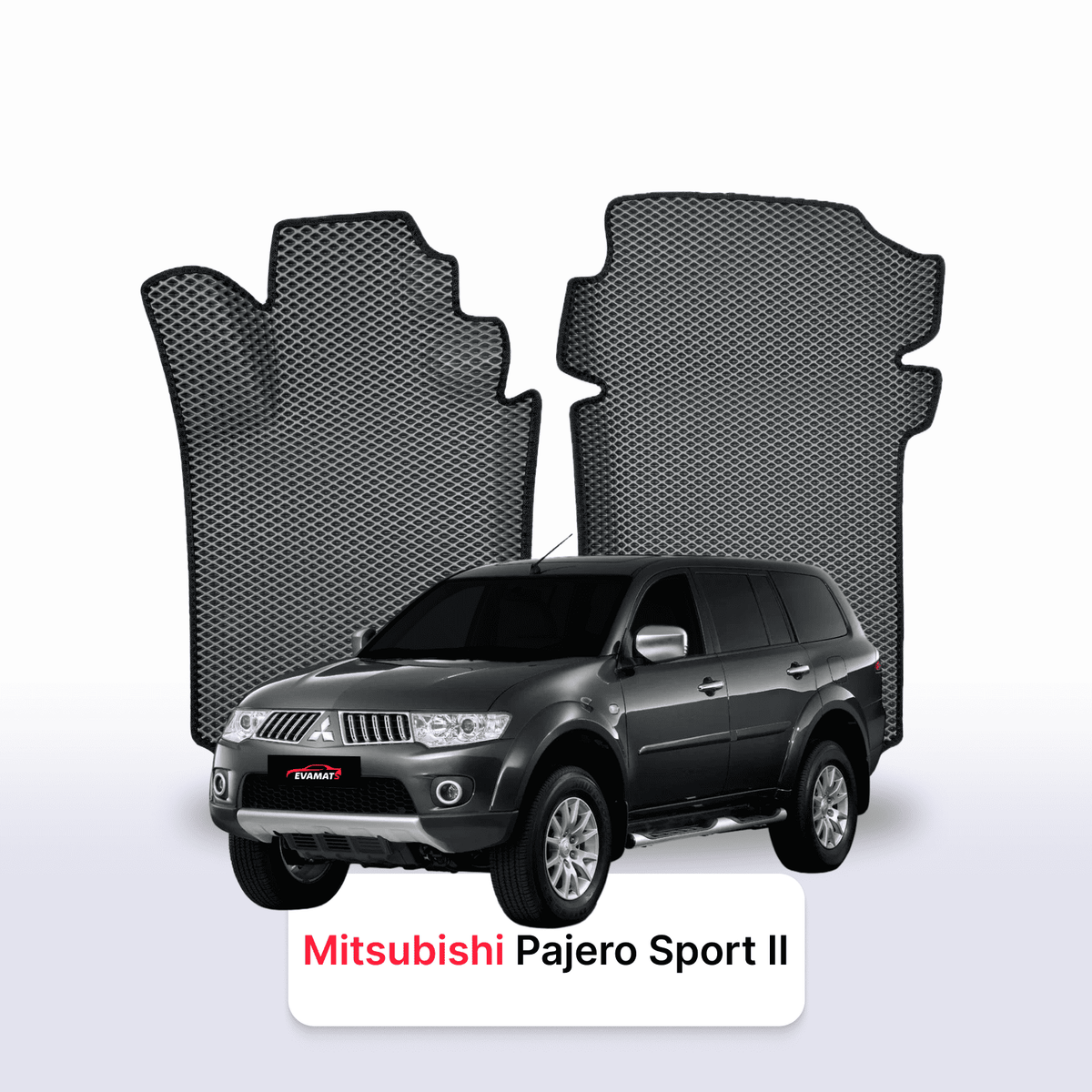Alfombrillas 3D EVA para Mitsubishi Pajero Sport 2 gen 2008-2016 años SUV