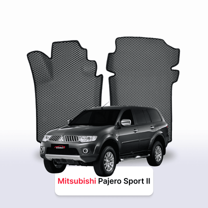 Alfombrillas 3D EVA para Mitsubishi Pajero Sport 2 gen 2008-2016 años SUV