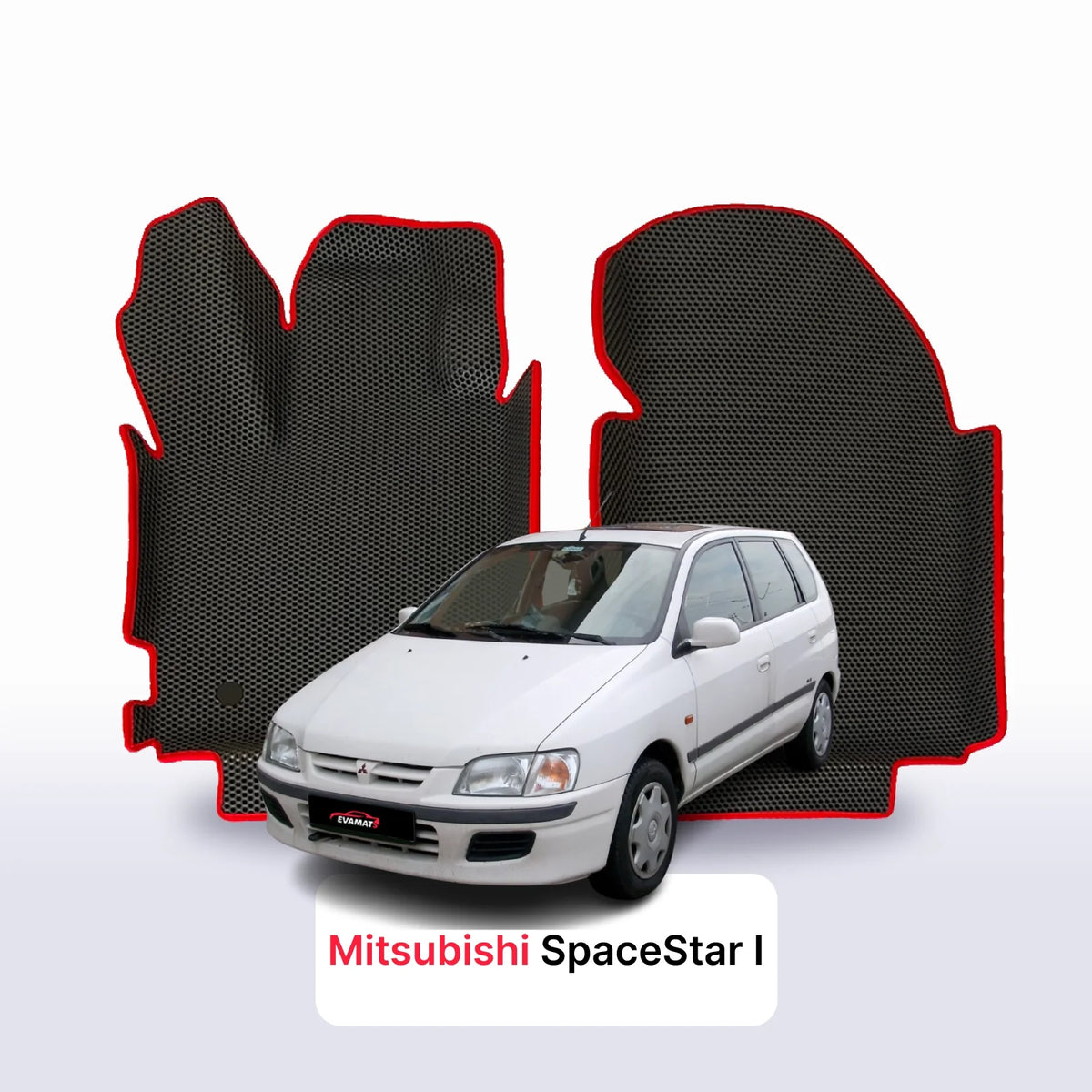 Alfombrillas 3D EVA para Mitsubishi Space Star 1 gen 1995-2005 años MONOVOLUMEN