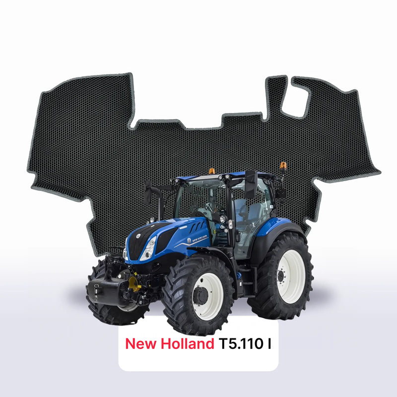 Alfombrillas 3D EVA para New Holland T5.110 1 gen 2019-2024 años TRACTOR